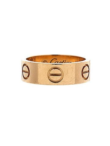 Cartier Love Band Ring 18K Yellow Gold (view 1)
