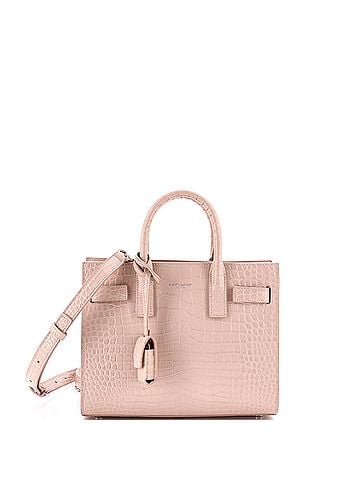 Saint Laurent Sac de Jour NM Bag Crocodile Embossed Leather Nano (view 1)