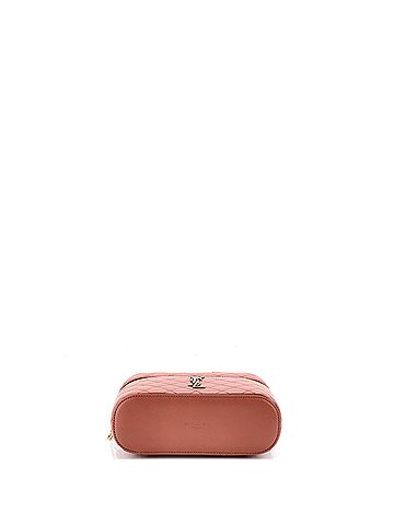 Saint Laurent Gaby Zip Around Vanity Bag Quilted Leather Mini (view 2)