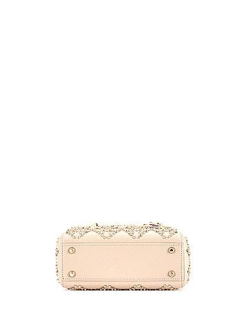 Christian Dior Lady Dior Chain Bag Crystal Embellished Cannage Quilt Leather Mini (view 2)