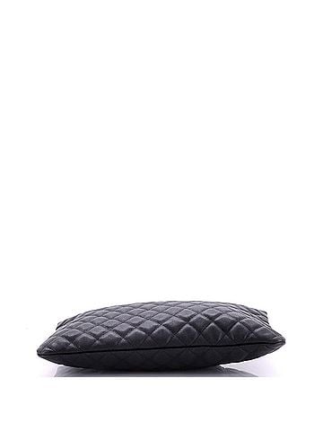 Chanel O Case Clutch Quilted Caviar Large (view 2)