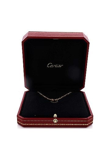 Cartier 2 Diamonds Love Pendant Necklace 18K Yellow Gold and Diamonds (view 2)