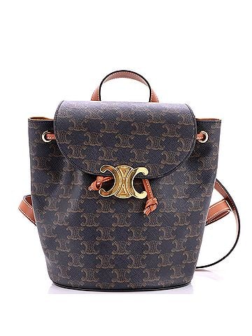 Céline Bonnie Backpack Triomphe Coated Canvas Mini (view 1)