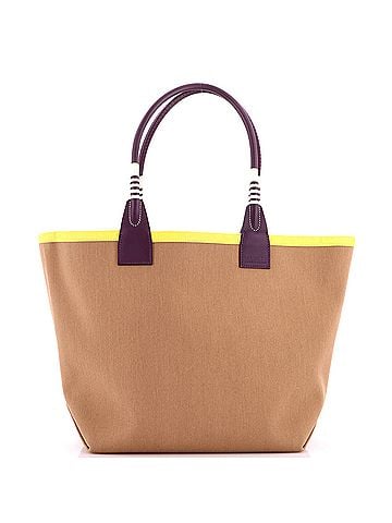 Hermès Sac Steeple Tote Toile with Leather 28 (view 1)