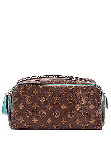 Louis Vuitton Dopp Kit Toiletry Pouch Macassar Monogram Canvas (view 1)