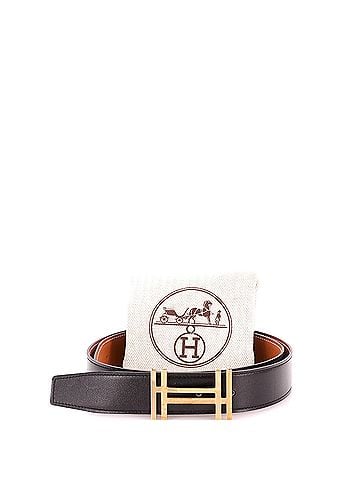 Hermès H Au Carre Reversible Belt Leather Medium (view 2)