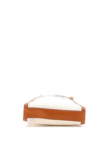 Céline Vertical Cabas Tote Canvas with Leather Small (view 2)