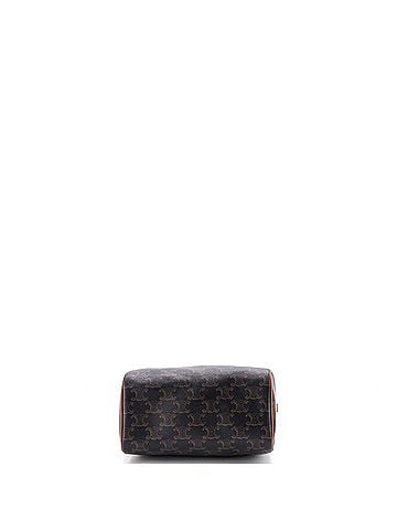 Céline Boston Bag Triomphe Coated Canvas Small (view 2)