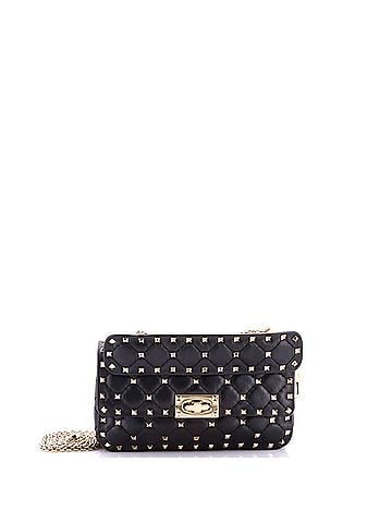 Valentino Garavani Rockstud Spike Flap Bag Quilted Leather Small (view 1)