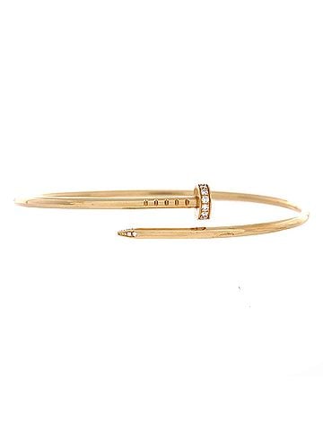 Cartier Juste un Clou Bracelet 18K Yellow Gold with Diamonds Small (view 1)