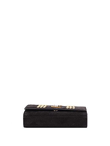 Saint Laurent Classic Monogram Crossbody Bag Embellished Suede Small (view 2)