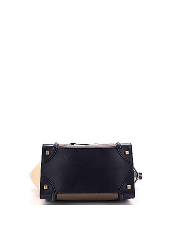 Céline Tricolor Luggage Bag Leather Mini (view 2)