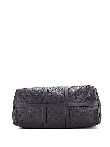 Louis Vuitton Keepall Bandouliere Bag Monogram Shadow Leather 50 (view 2)