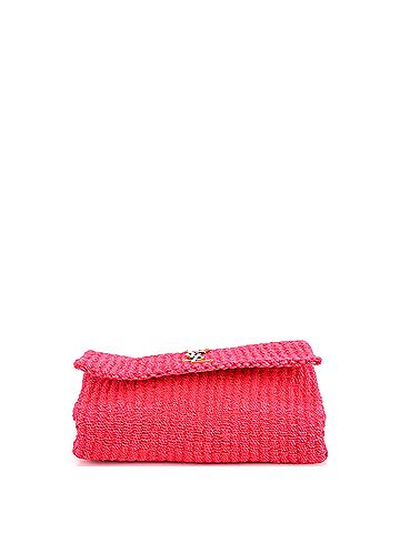 Saint Laurent Classic Monogram Crossbody Bag Raffia Medium (view 2)