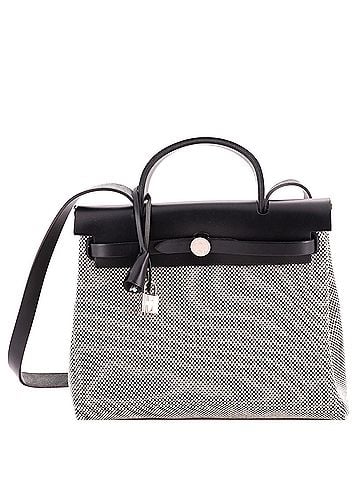 Hermès Herbag Zip Criss Viking Toile and Leather 31 (view 1)