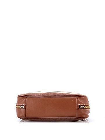 Miu Miu Beau Top Handle Bag Striped Canvas with Leather Large (view 2)
