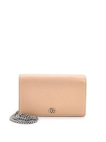 Gucci Petite GG Marmont Chain Wallet Leather Mini (view 1)