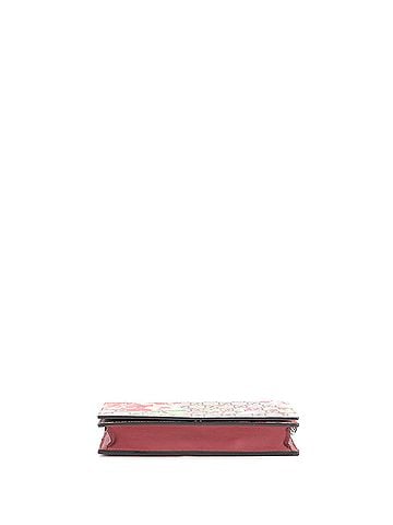 Gucci Chain Wallet Blooms Print GG Coated Canvas (view 2)