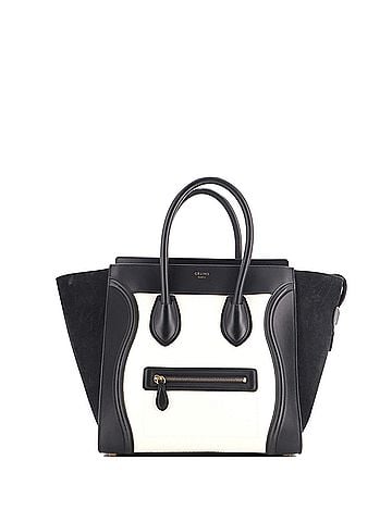 Céline Bicolor Luggage Bag Leather Mini (view 1)