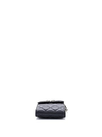 Chanel Crystal CC Flap Phone Holder Crossbody Bag with AirPods Pro Case Quilted Caviar (view 2)