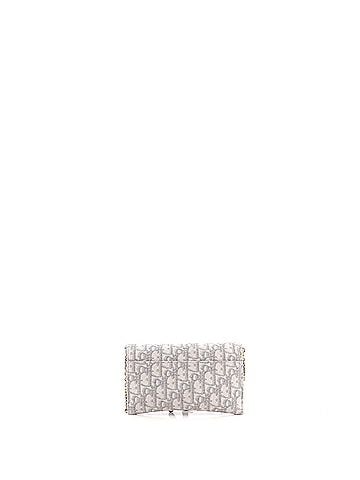 Christian Dior Saddle Chain Wallet Oblique Canvas (view 2)