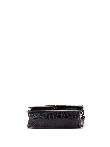 Balenciaga Gossip Flap Bag Crocodile Embossed Leather XS (view 2)