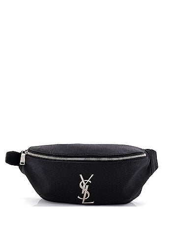 Saint Laurent Classic Monogram Belt Bag Canvas (view 1)