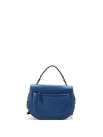 Chanel Coco Curve Flap Messenger Calfskin and Quilted Goatskin Medium (view 2)