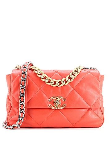 Chanel 19 Flap Bag Quilted Leather Large (view 1)