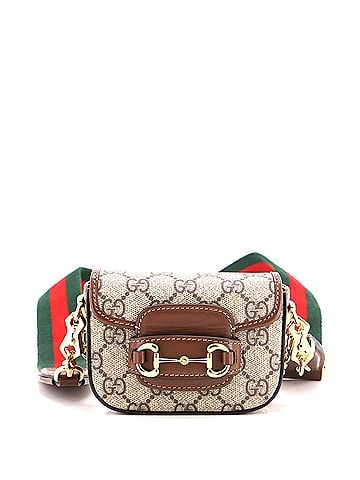 Gucci Horsebit 1955 Flap Wallet with Strap GG Coated Canvas (view 1)