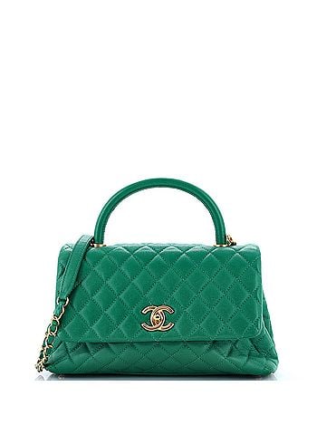 Chanel Coco Top Handle Bag Quilted Caviar Small (view 1)