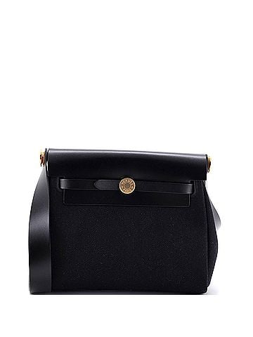 Hermès Herbag Zip Toile and Leather 20 (view 1)