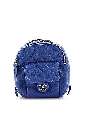 Chanel CC Day Backpack Quilted Caviar Mini (view 1)