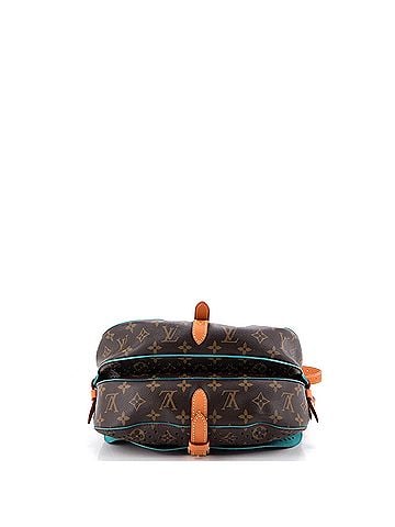 Louis Vuitton Flore Saumur Handbag Perforated Monogram Canvas (view 2)