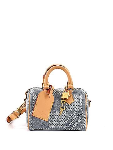 Louis Vuitton Speedy Bandouliere Bag 3D Damier Giant Denim 18 (view 1)