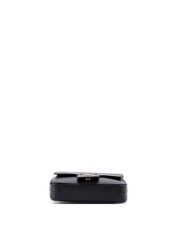 Prada Pattina Flap Shoulder Bag Saffiano Leather Small (view 2)
