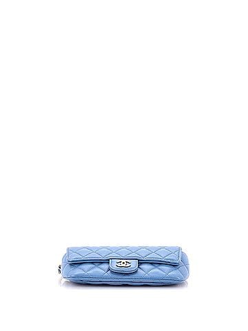 Chanel Classic Sunglasses Case with Chain Quilted Caviar (view 2)
