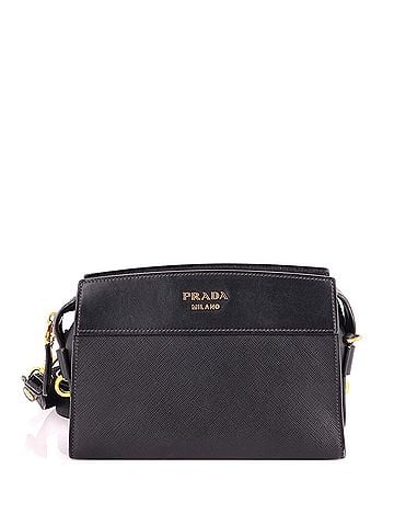 Prada Esplanade Crossbody Bag Saffiano with City Calf Small (view 1)