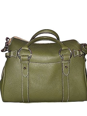 Dooney & Bourke Sorrento 30 satchel w/pocket Leather Satchel (view 2)