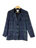 Talbots 100% Wool Plaid Green Blue Blazer Size 12 (petite) - photo 1