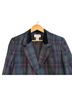 Talbots 100% Wool Plaid Green Blue Blazer Size 12 (petite) - photo 4