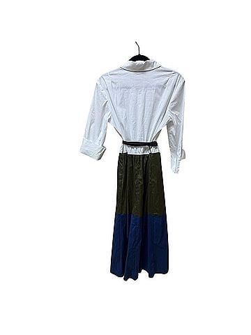Sara Campbell Colorblock Drop Waist Midi Dress Casual Dress (view 2)
