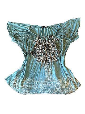 Vanilla Sugar Short Sleeve Blouse (view 1)