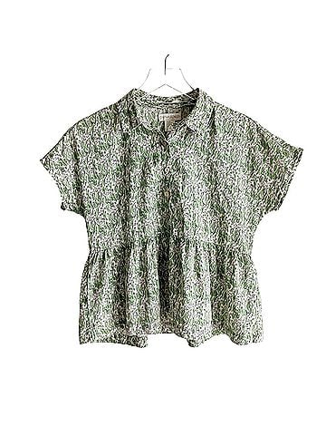 Cynthia Rowley Short Sleeve Blouse (view 1)