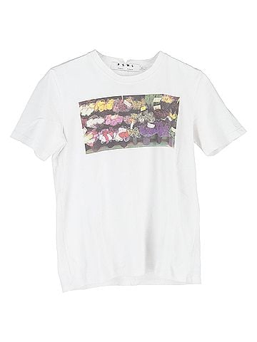 Proenza Schouler Proenza Schouler White Label The Bodega T-Shirt in White Cotton (view 1)