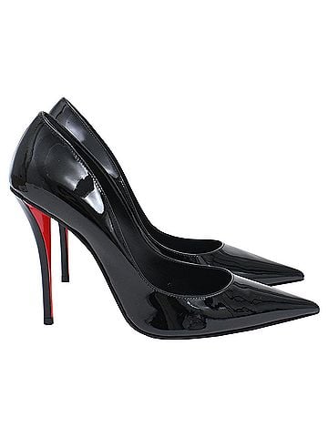 Christian Louboutin Christian Louboutin Miss Z Pumps in Black Patent Leather (view 1)