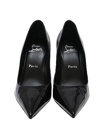 Christian Louboutin Christian Louboutin Miss Z Pumps in Black Patent Leather (view 2)