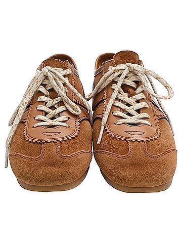 Dries Van Noten Dries Van Noten Low-Top Sneakers in Brown Suede (view 2)