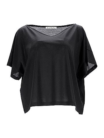 Acne Acne Studios Susanna M Cot T-Shirt in Black Cotton (view 1)