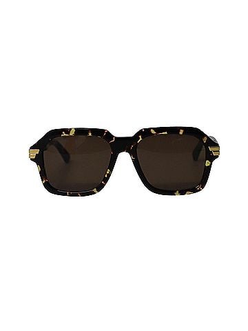 Bottega Veneta Bottega Veneta Oversized Square Sunglasses in Brown Acetate (view 1)